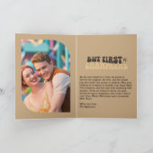 Champagne Nights Champagne Retro New Year Photo Feestdagen Kaart (Binnen)