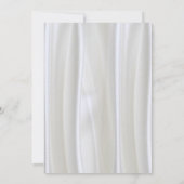 Champagne of zilver Zijde en zwarte kant Kaart (Achterkant)