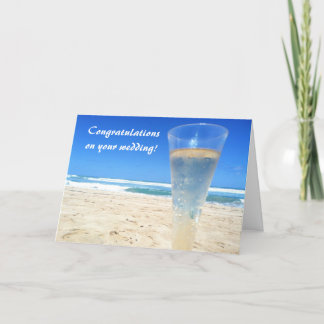 Champagne op de Kaart van het Huwelijk van het