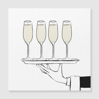 Champagne op een lade
