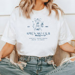 Champagne op het ijs | Après Ski Winter Bacheloret T-shirt<br><div class="desc">Maak je klaar om in stijl te vieren met de Champagne on Ice | Après Ski Winter Bachelorette T-shirt. Ontworpen voor het ultieme winteruitje, is dit chique en gezellige T-shirt perfect voor vrijgezellenfeesten die de piste raken of ontspannen in de lodge. Met speelse après ski-graphics en leuke, feestelijke tekst, brengt...</div>