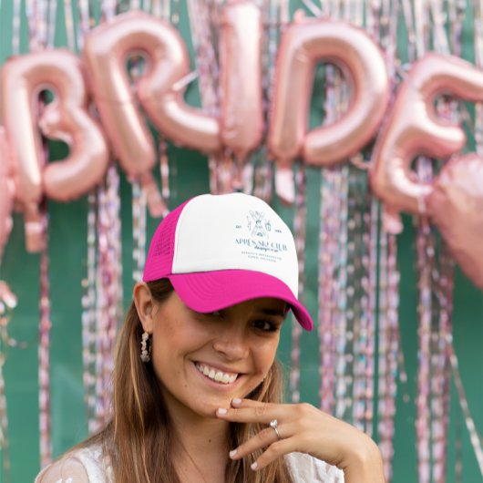 Champagne op het ijs | Après Ski Winter Bacheloret Trucker Pet