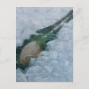 Champagne op ijs 2012 briefkaart