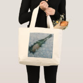 Champagne op ijs 2012 grote tote bag (Voorkant (product))