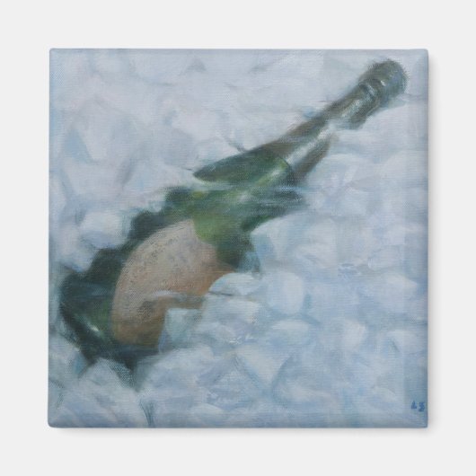 Champagne op ijs 2012 magneet (Voorkant)