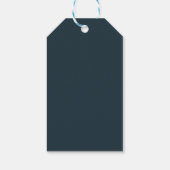 Champagne op Ijs | Après Ski Winter Bachelorette Cadeaulabel (Achterkant)