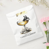 Champagne Paar Bedankzakje (Gezegeld)