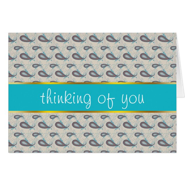 Champagne Paisley Pattern (Voorkant Horizontaal)