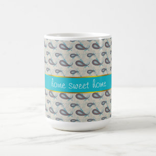 Champagne Paisley Pattern Koffiemok