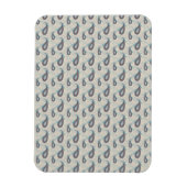 Champagne Paisley Pattern Magneet (Verticaal)