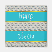 Champagne Paisley Pattern Magneet (Voorkant)