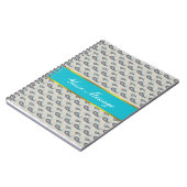 Champagne Paisley Pattern Notitieboek (Linkerzijde)