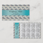 Champagne Paisley Pattern Visitekaartje (Voorkant / Achterkant)