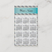 Champagne Paisley Pattern Visitekaartje (Achterkant)