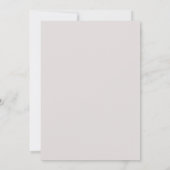 Champagne Pampas Loofwerk Eucalyptus Bruiloft Kaart (Achterkant)