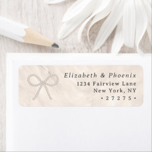 Champagne Parel Lint Elegant Trouw Retouradres Etiket