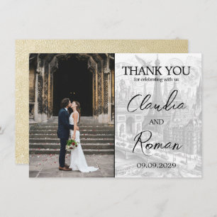 Champagne Parijs Paspoort Bedankkaart