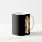 Champagne Party Nouveau van Alphonse Mucha Koffiemok (Voorkant rechts)