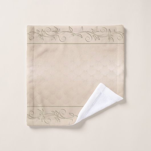 Champagne Patterned Design Bad Handdoek (Wasdoekje)