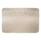 Champagne Patterned Design Badmat (Voorkant)
