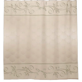 Champagne Patterned Design Douchegordijn