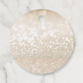 Champagne & Pearls Bridal Shower Thank you Bedankjes Labels (Achterkant)