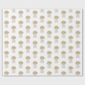 Champagne Peonies en Perfume Floral Cadeaupapier (Vlak)