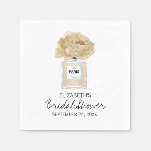 Champagne Peonies en Vrijgezellenfeest van parfum Servet (Voorkant)