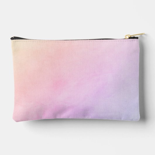 Champagne Perzik naar Paarse Ombré met Naam Etui (Achterkant)