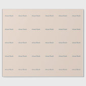 Champagne Pink Plain Simple Minimalist Modern Cadeaupapier (Vlak)