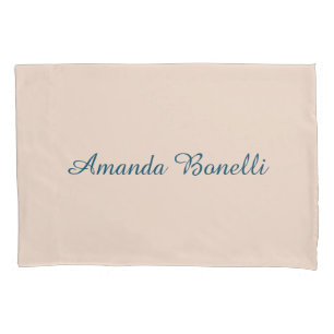 Champagne Pink Plain Simple Minimalist Modern Kussensloop