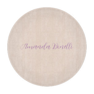 Champagne Pink Plain Simple Minimalist Modern Snijplank