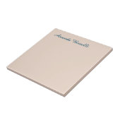 Champagne Pink Plain Simple Minimalist Modern Tegeltje (Zijkant)