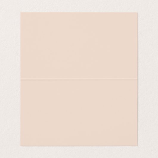 Champagne Pink Plain Simple Minimalist Modern Visitekaartje (Binnenkant ongevouwen)