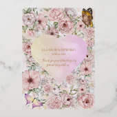 Champagne Pioen Folie Tafelnummer Kaart (Achterkant)