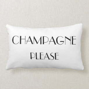Champagne Please Cushion Kussen
