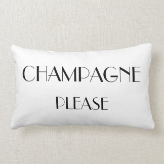 Champagne Please Cushion Kussen