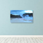 Champagne Pool bij Rotorua Nieuw-Zeeland Canvas Afdruk (Insitu (Houten vloer))