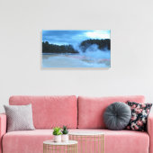 Champagne Pool bij Rotorua Nieuw-Zeeland Canvas Afdruk (Insitu (Woonkamer))