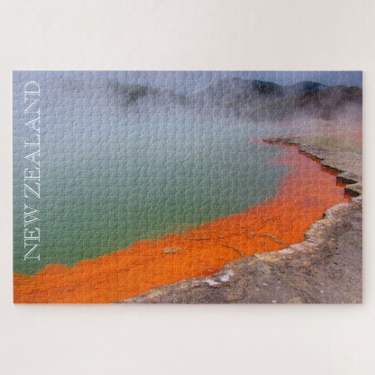 champagne pools nieuw zeeland legpuzzel (Horizontaal)