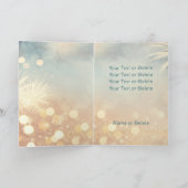 Champagne Pop Gold Confetti Happy New Year Feestel Feestdagen Kaart (Binnen)