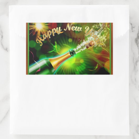 Champagne Pop Sticker (Tas)