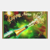 Champagne Pop Sticker (Voorkant)