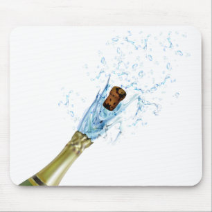 Champagne Popping Muismat