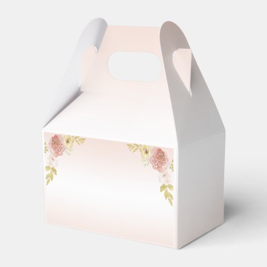 Champagne Prinses Jurk Quinceañera Verjaardag Bedankdoosjes (Achterkant)