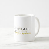champagne problemen koffiemok (Voorkant rechts)