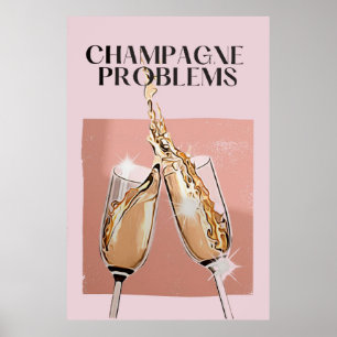 Champagne problemen Poster