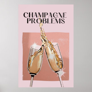 Champagne problemen Poster