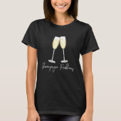 Champagne Problemen T-shirt (Voorkant)