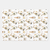 Champagne Prosecco liefhebber Inpakpapier Vel (Voorkant 3)